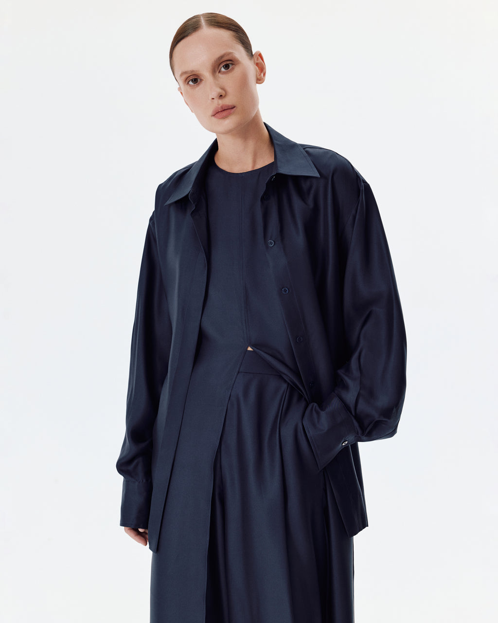 Nina Blouse Navy