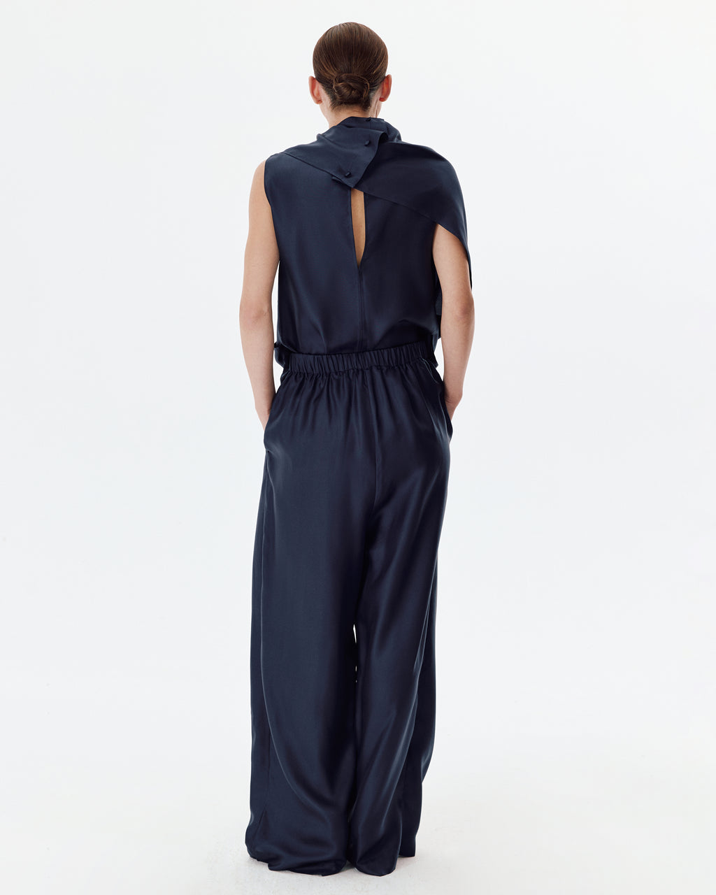 New Pants Pants Diagonal Navy