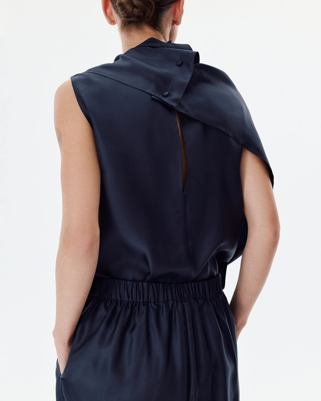 New Pants Pants Diagonal Navy