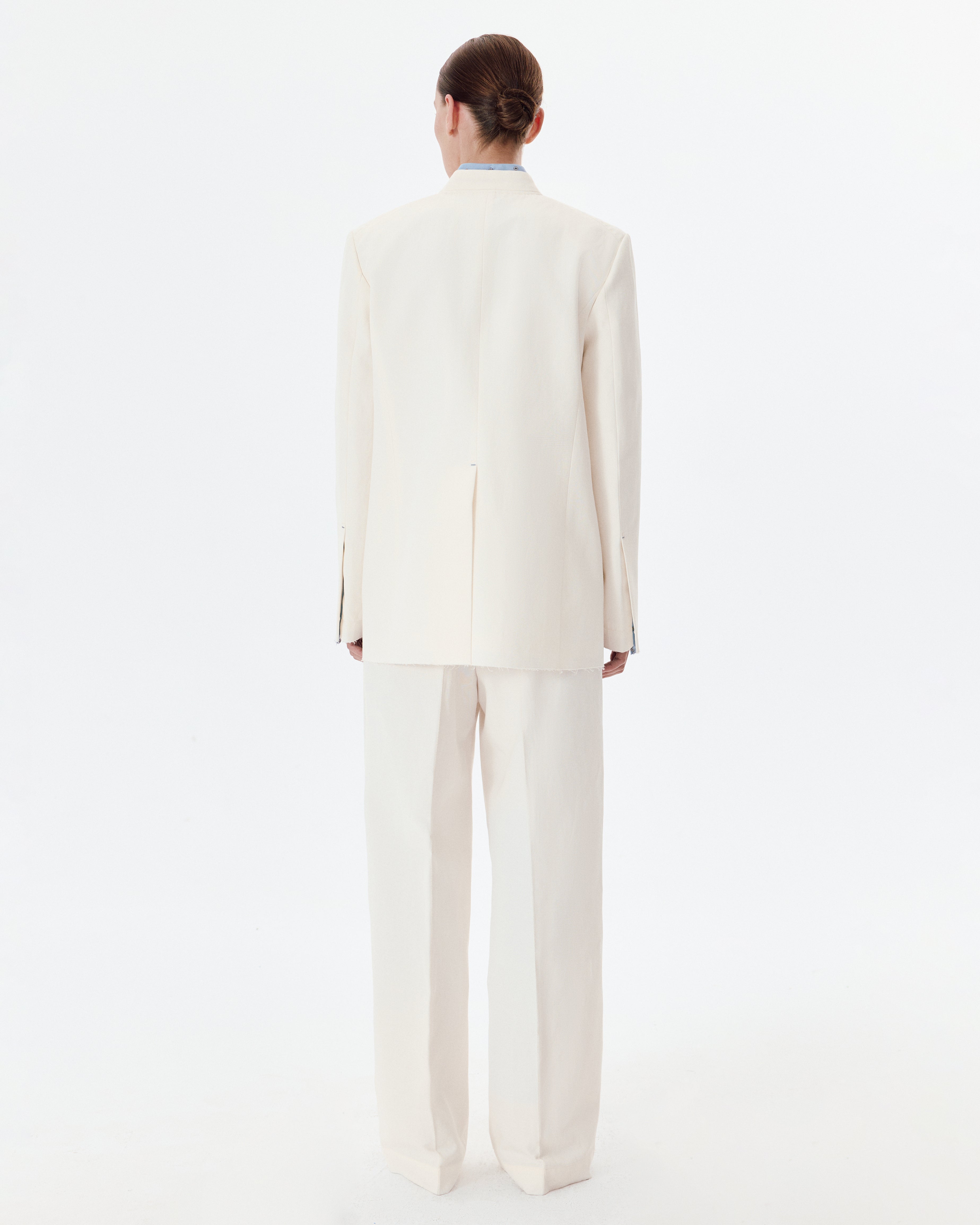 Signature Cotton Jacket in White