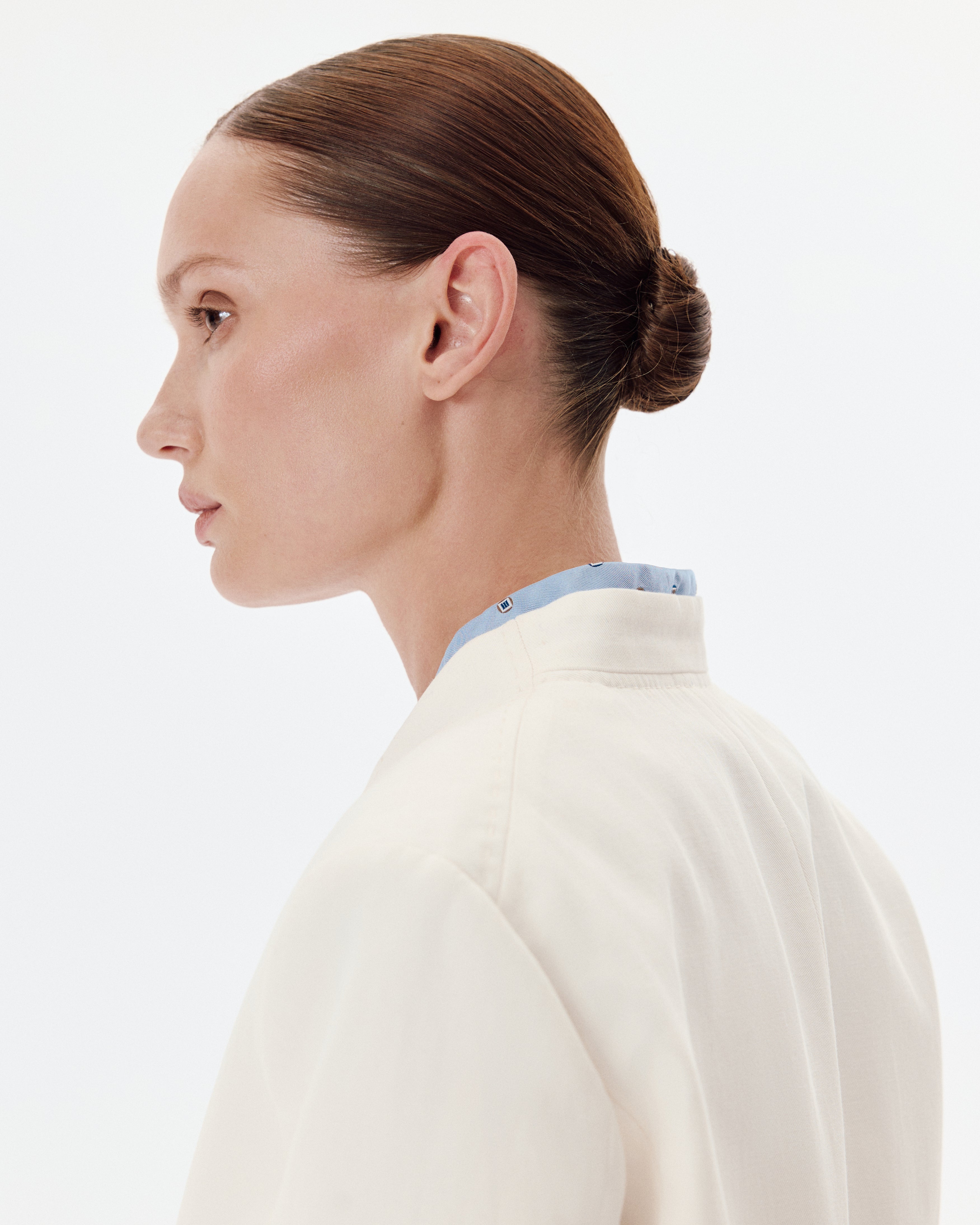 Signature Cotton Jacket in White