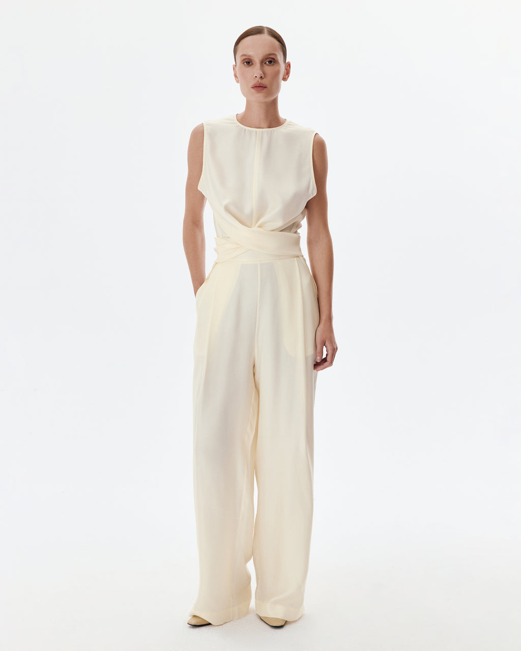 Aida Top Diagonal Cream