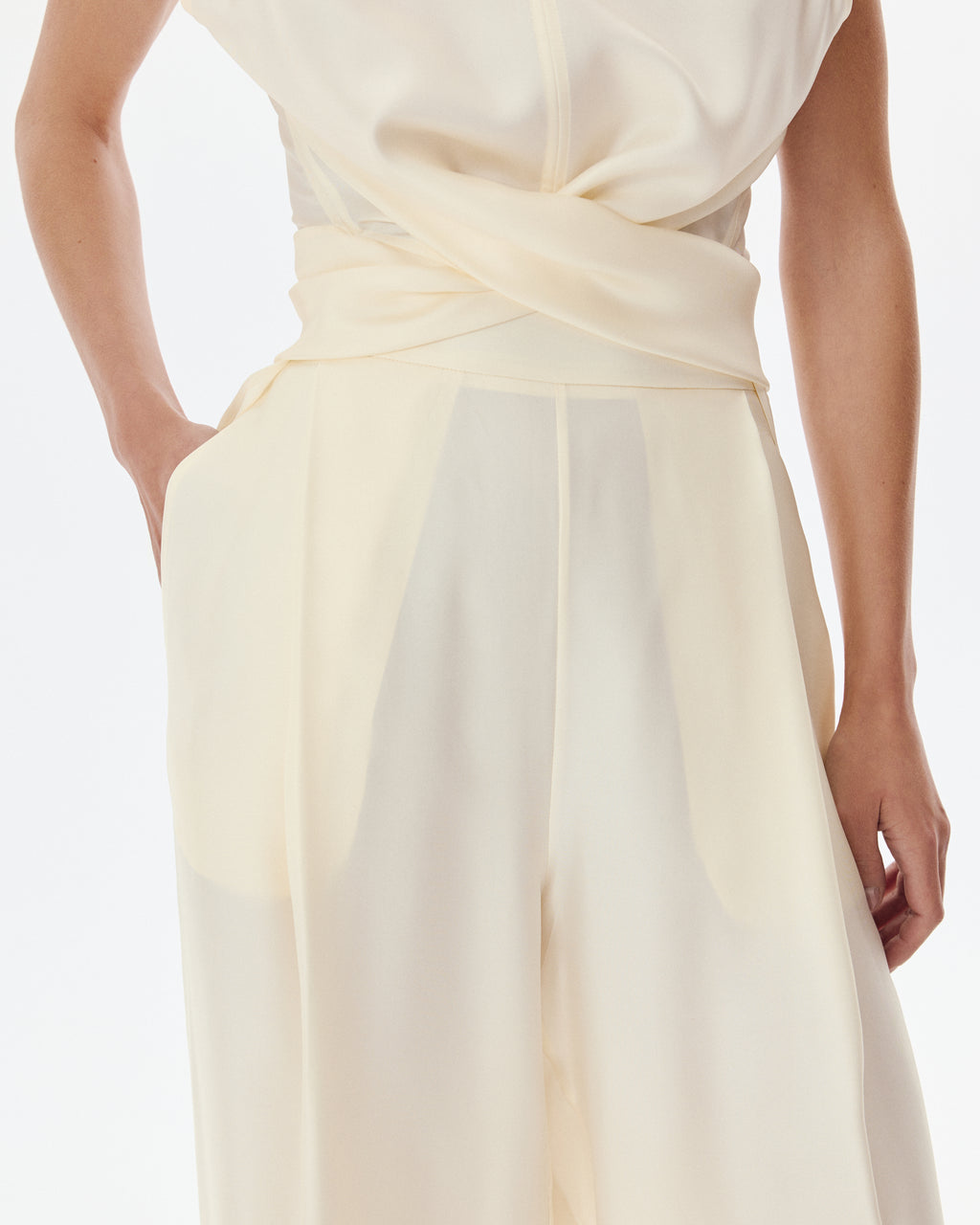 Aida Top Diagonal Cream