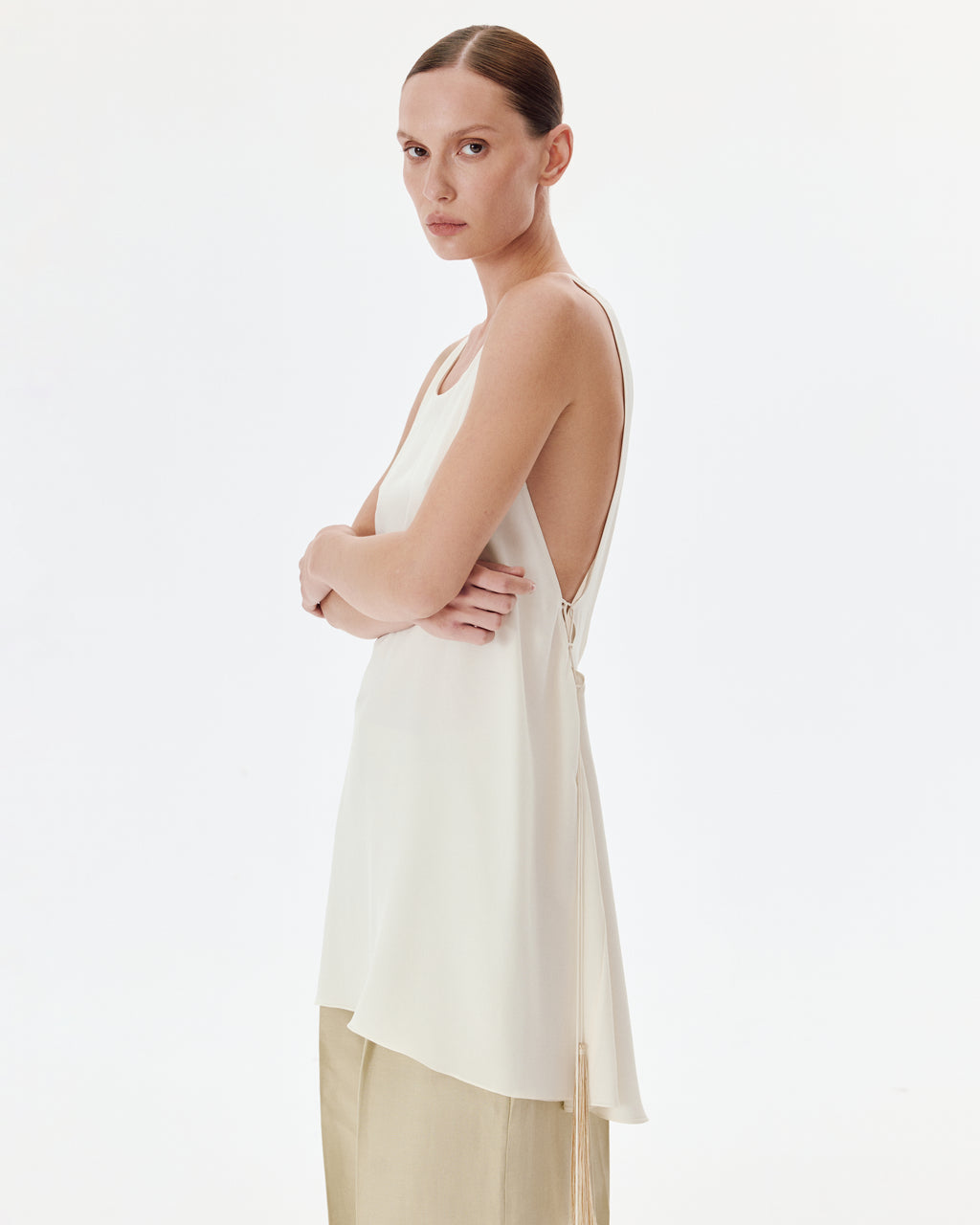 Vera Mini Dress in Cream