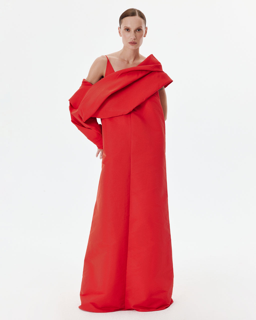 Taffeta City Sleeve in Red