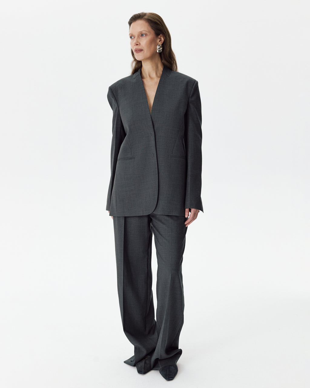 Brera Jacket Grey Melange