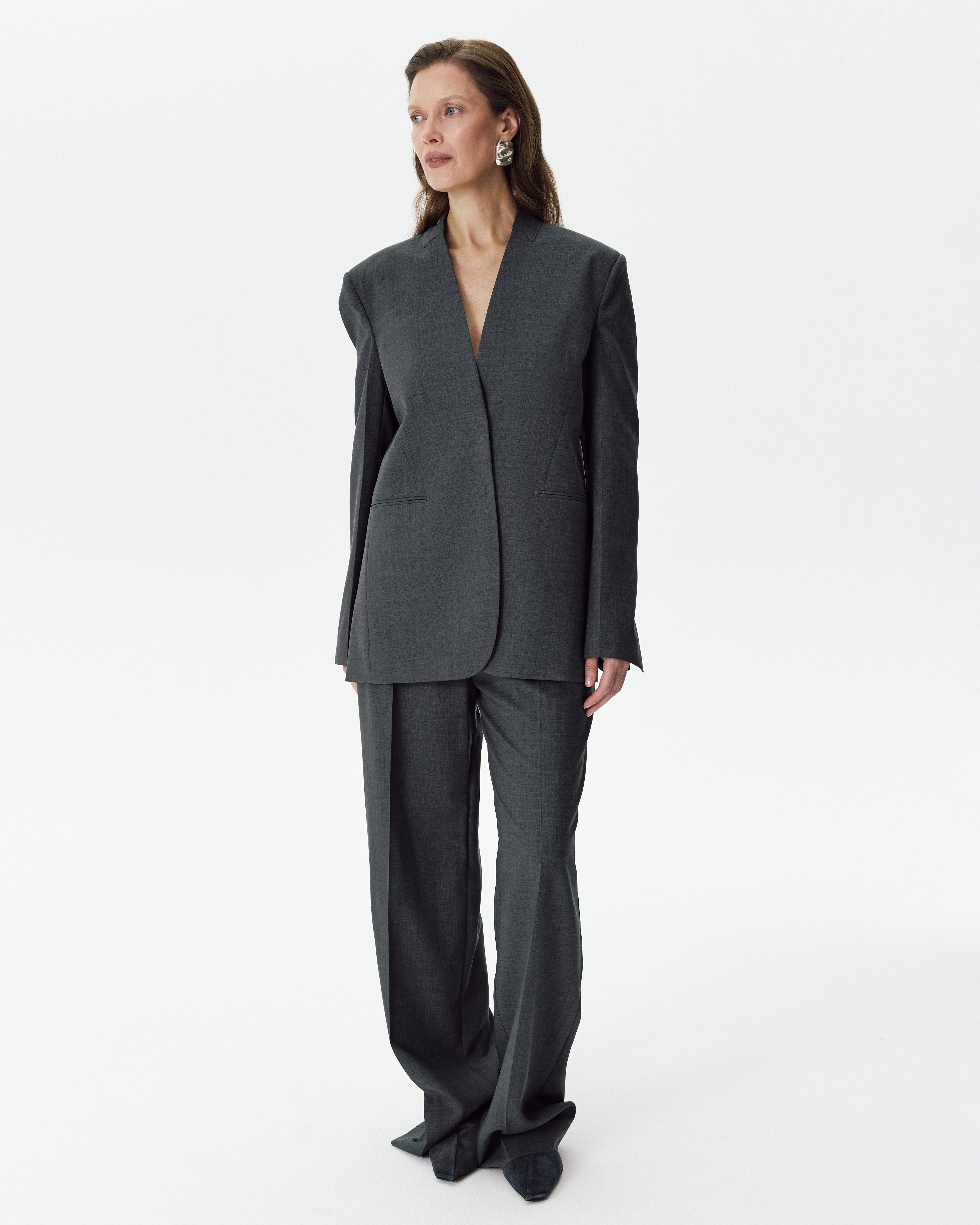 Brera Jacket Grey Melange