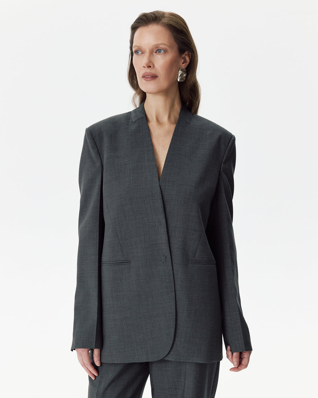 Brera Jacket Grey Melange