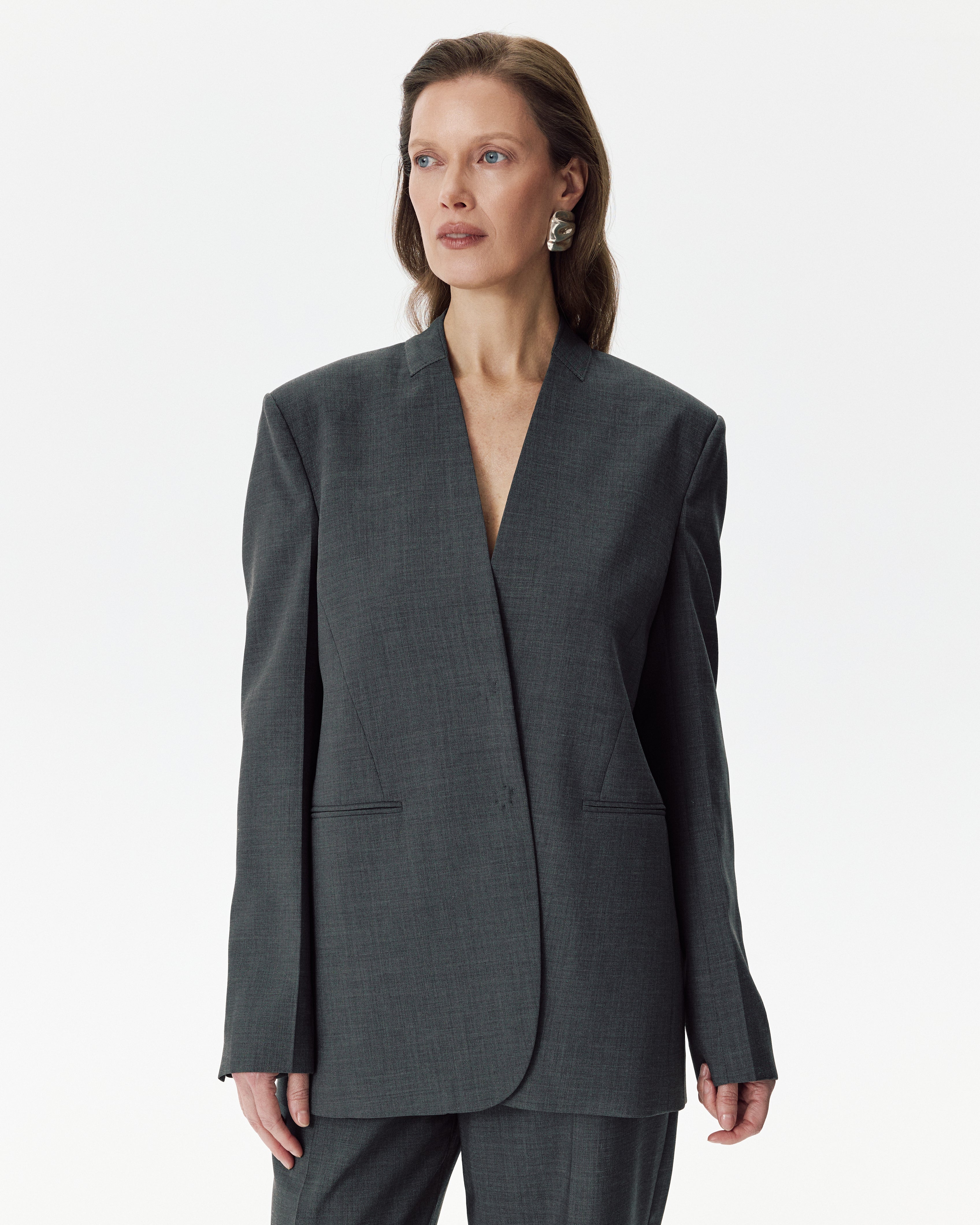 Brera Jacket Grey Melange