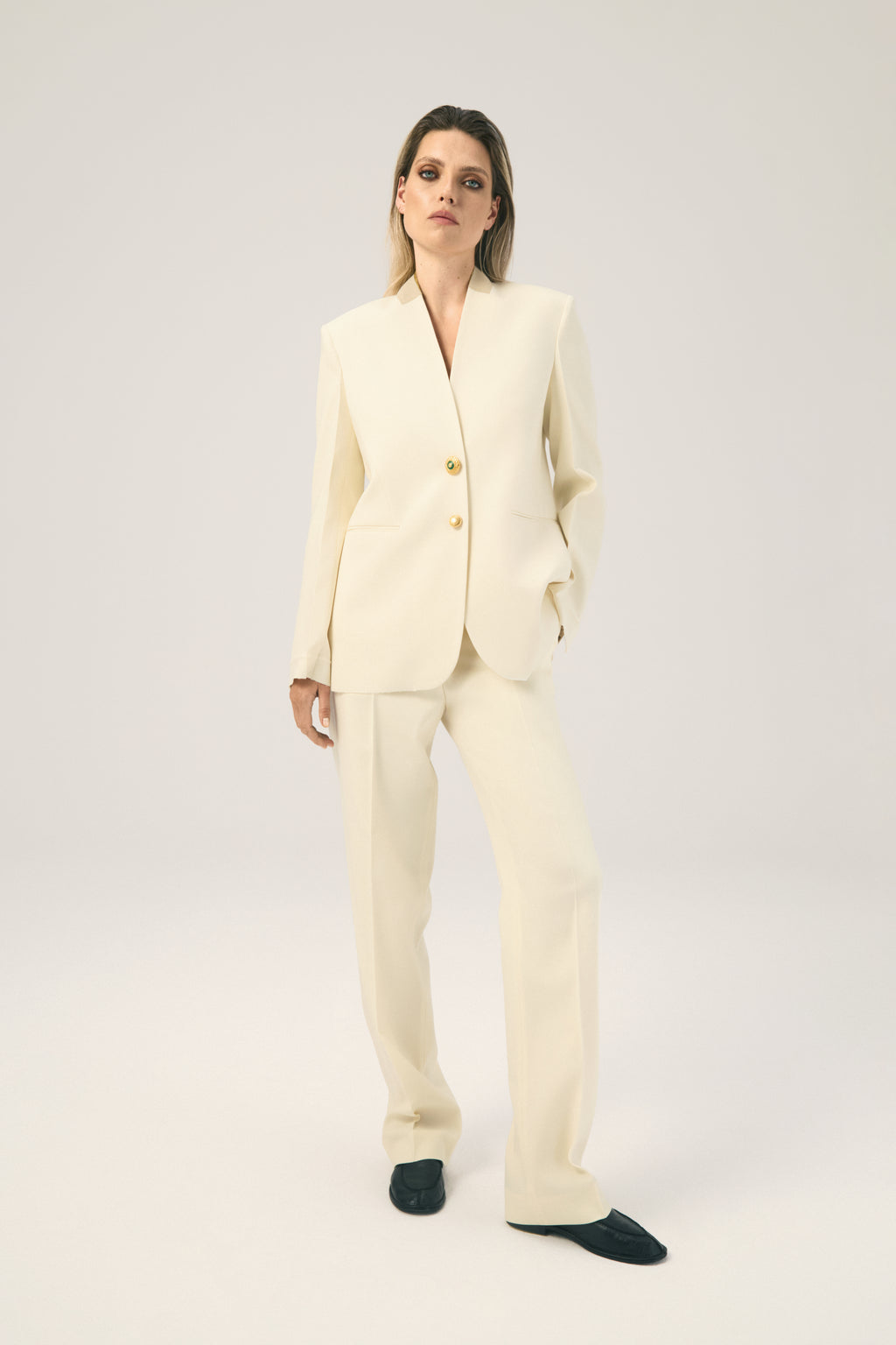 The Signature Pants in Cream