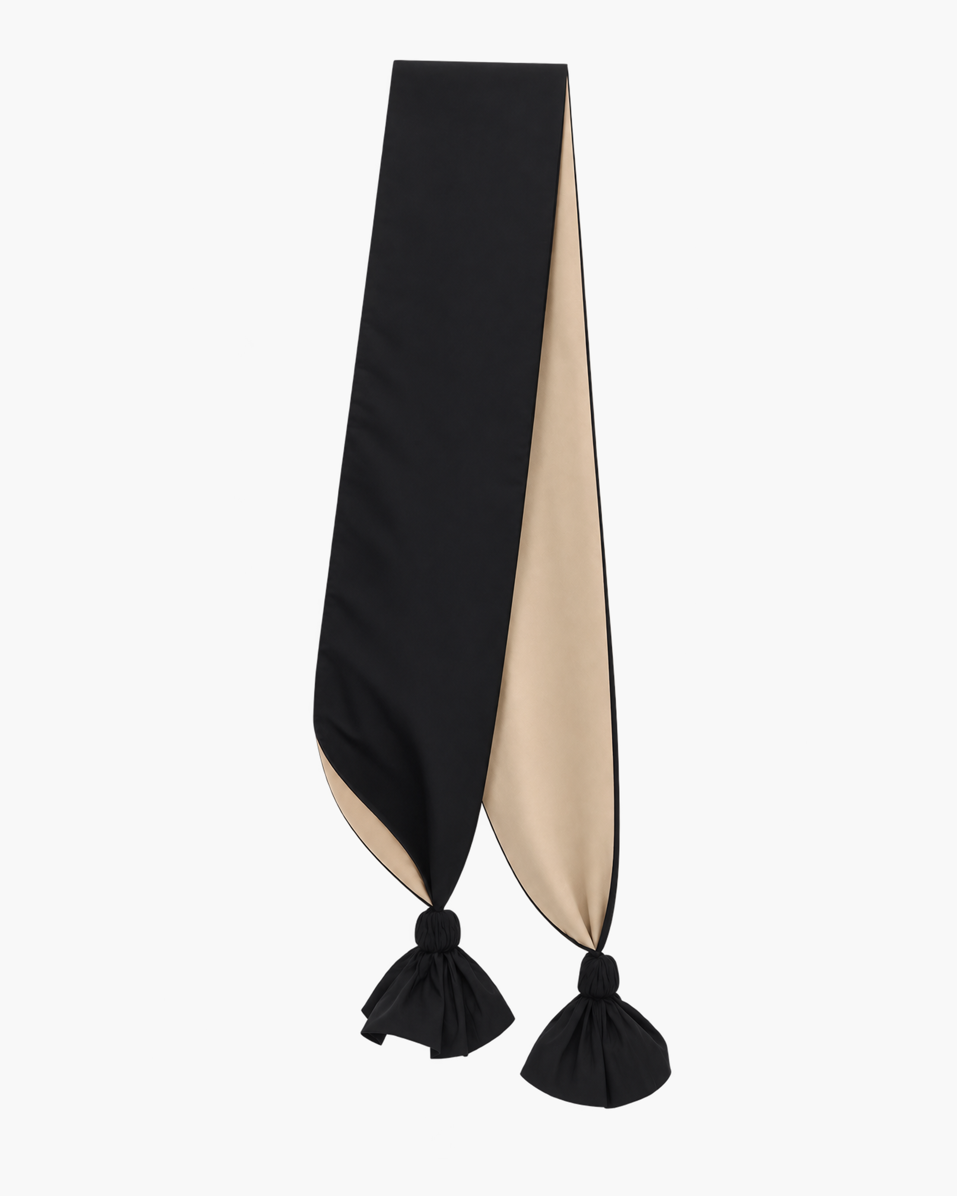 Essential Scarf Black & Beige