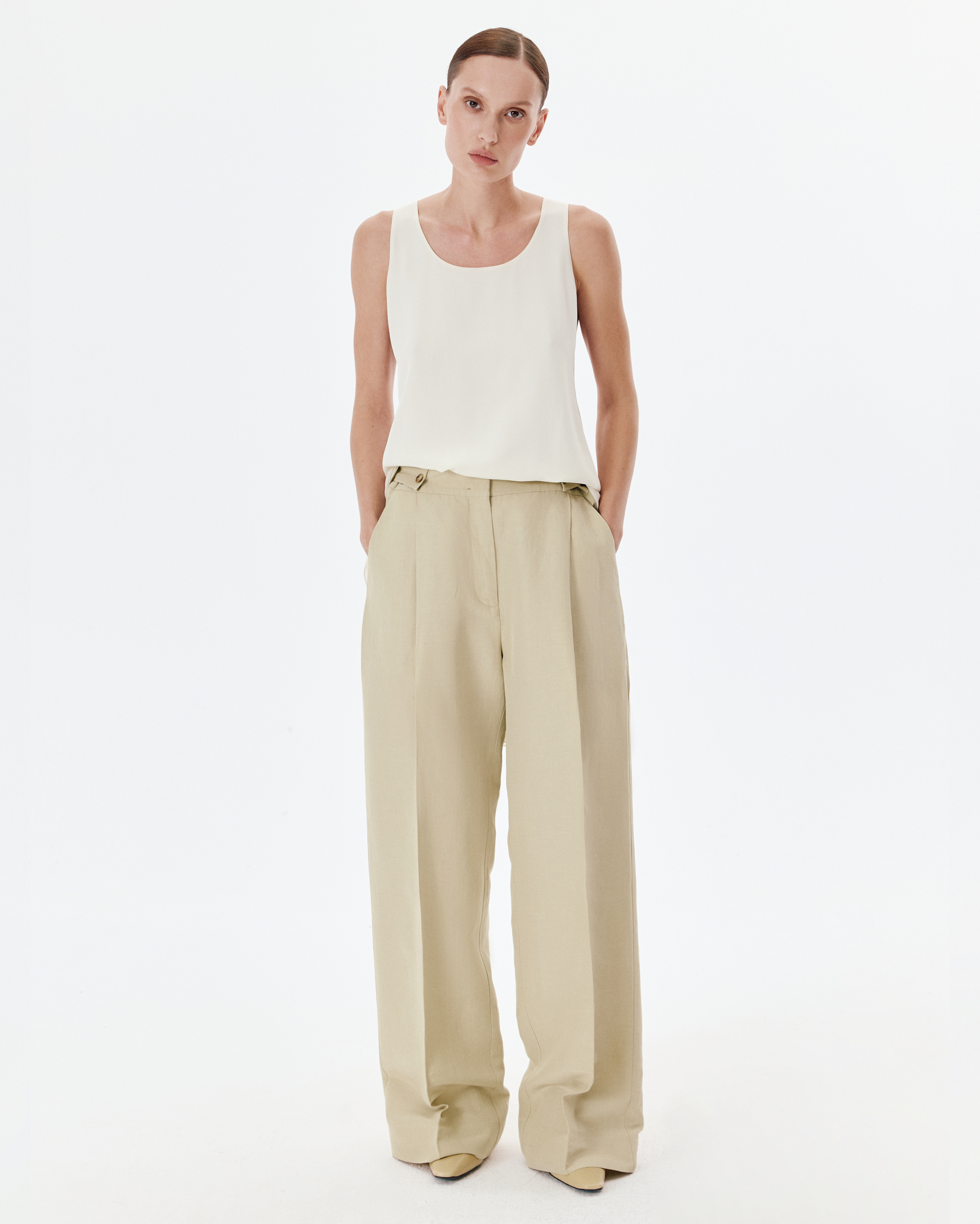 Dahlia Pants in Shell