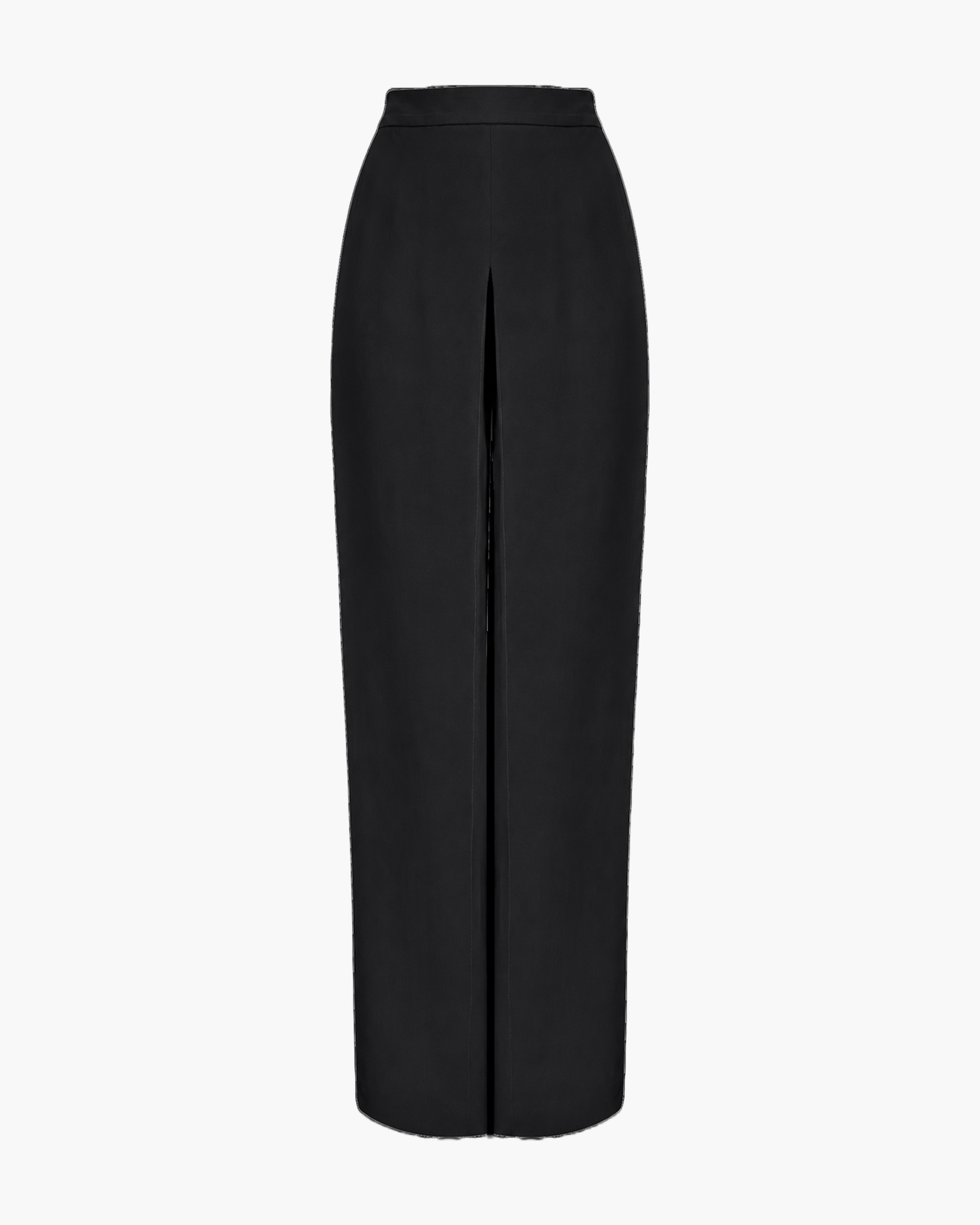 Origami Crepe Pants Black
