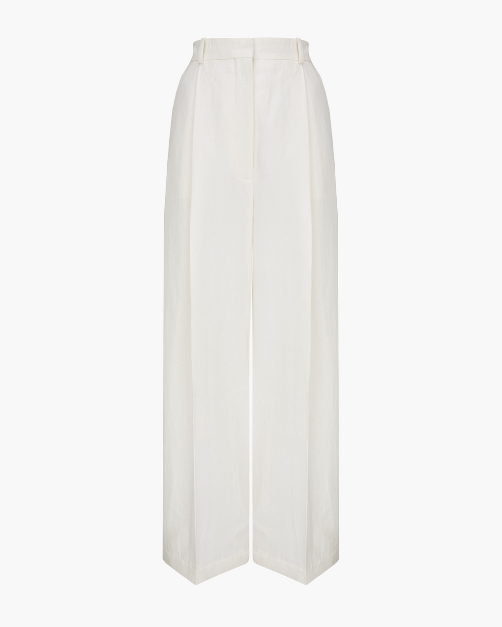 Signature Cotton Pants White