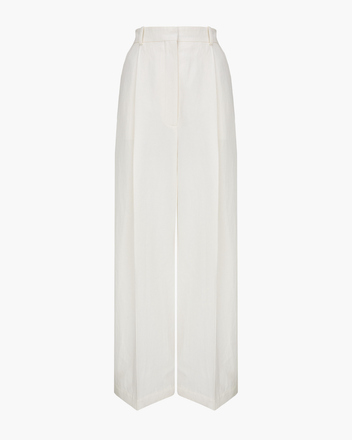 Signature Cotton Pants White