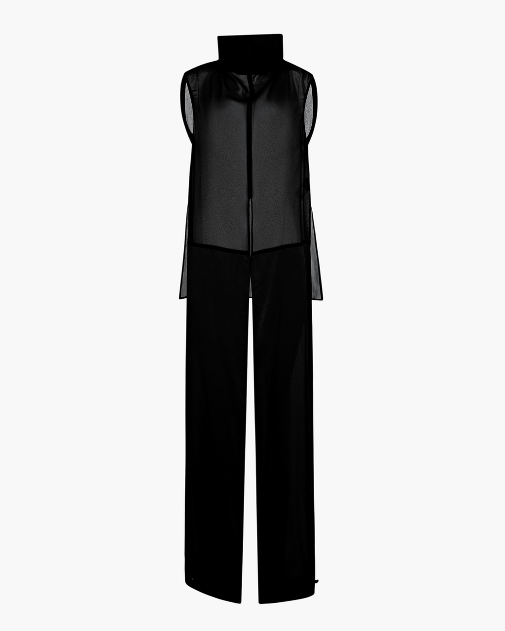 Aida Satin Top Black