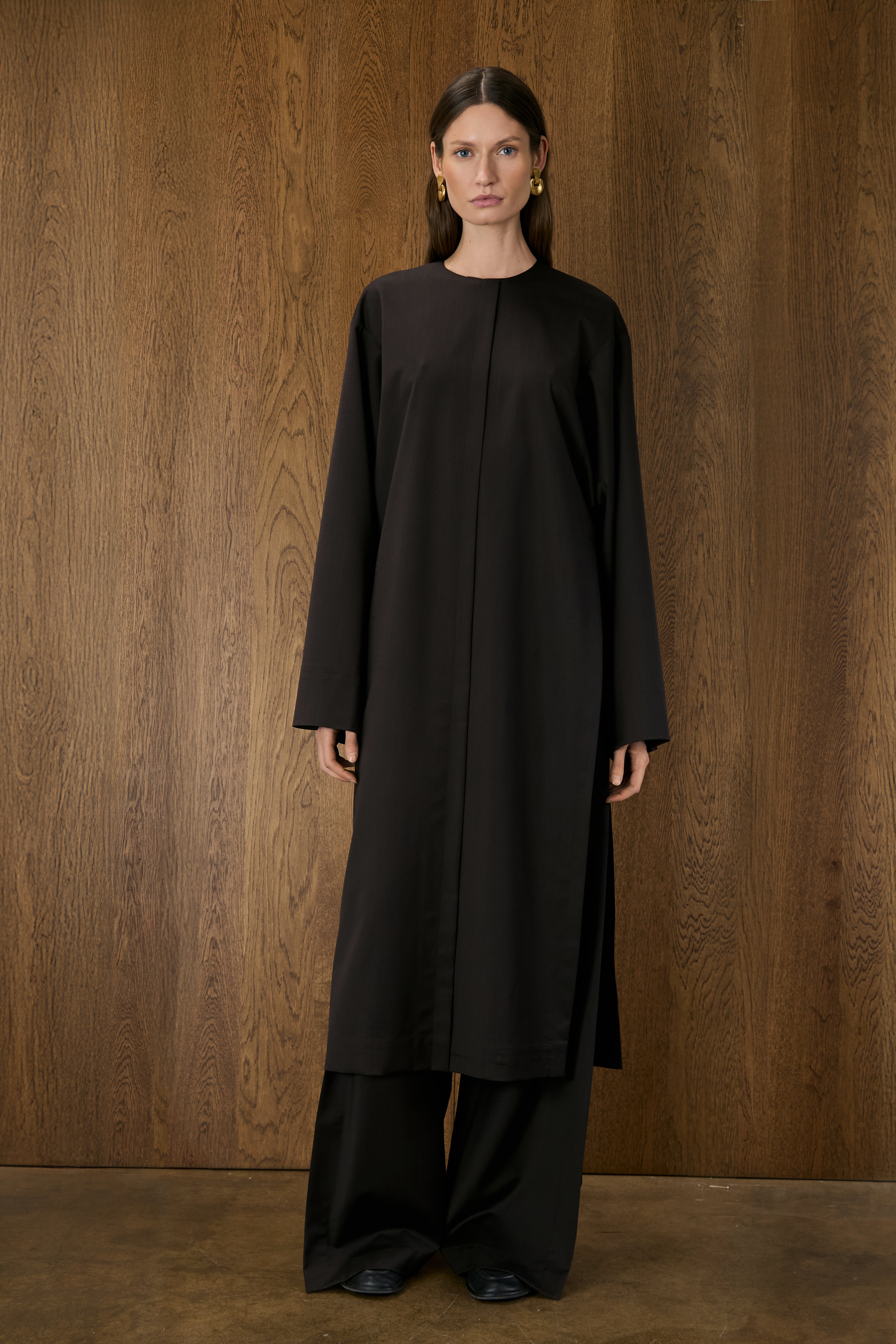 Scandal Wool Blouse Brown
