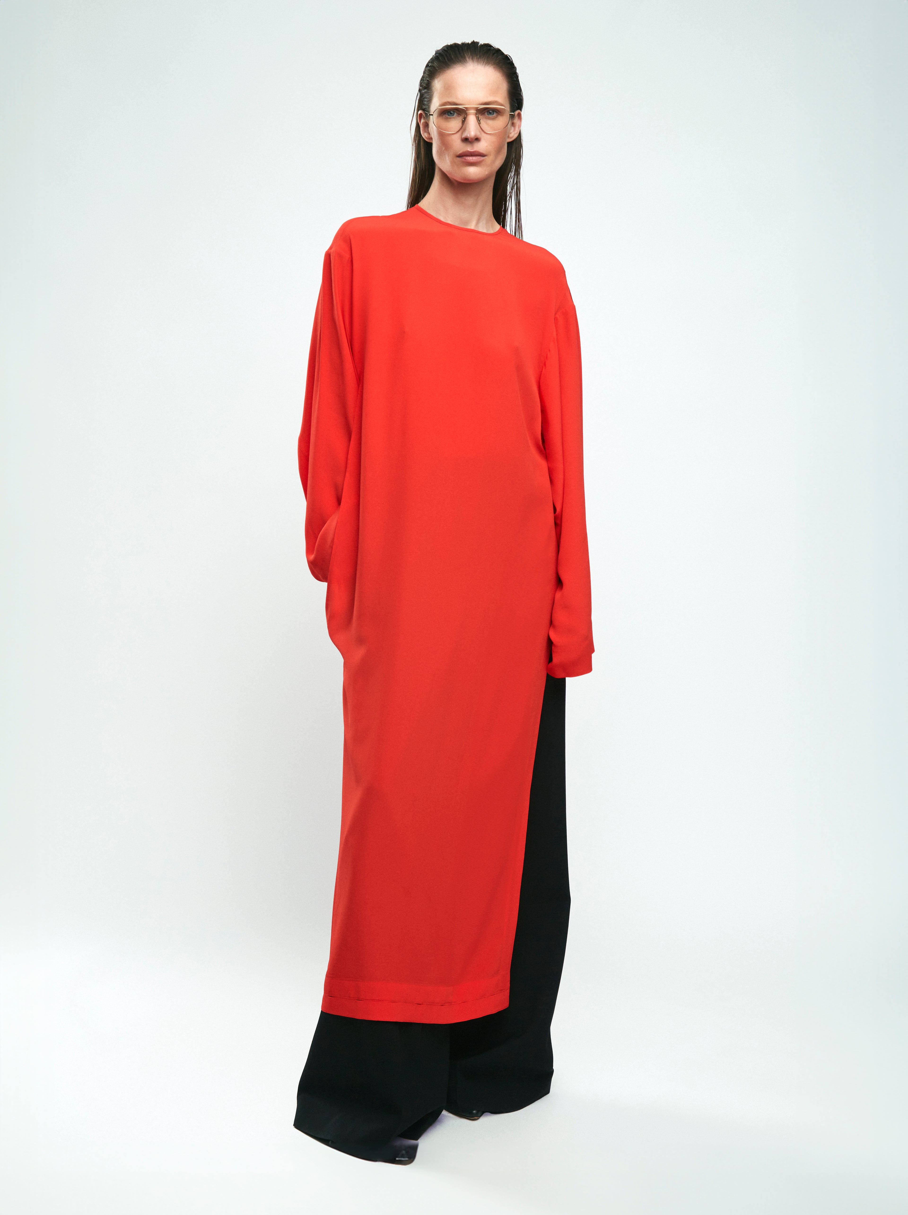 Scandal Blouse Red