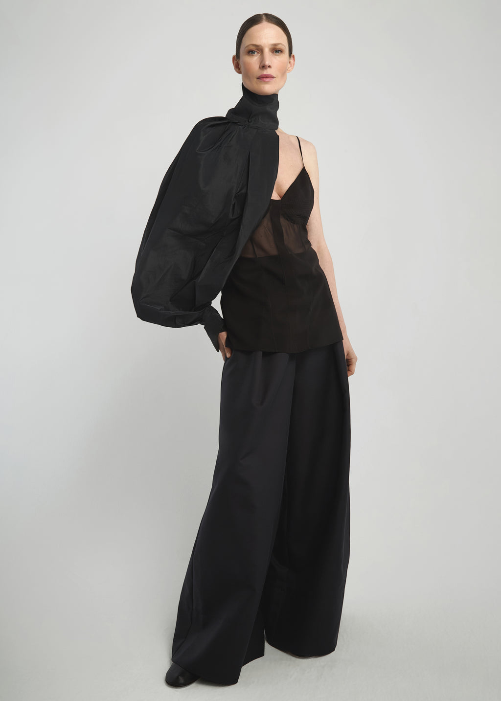 Taffeta Sleeve Black