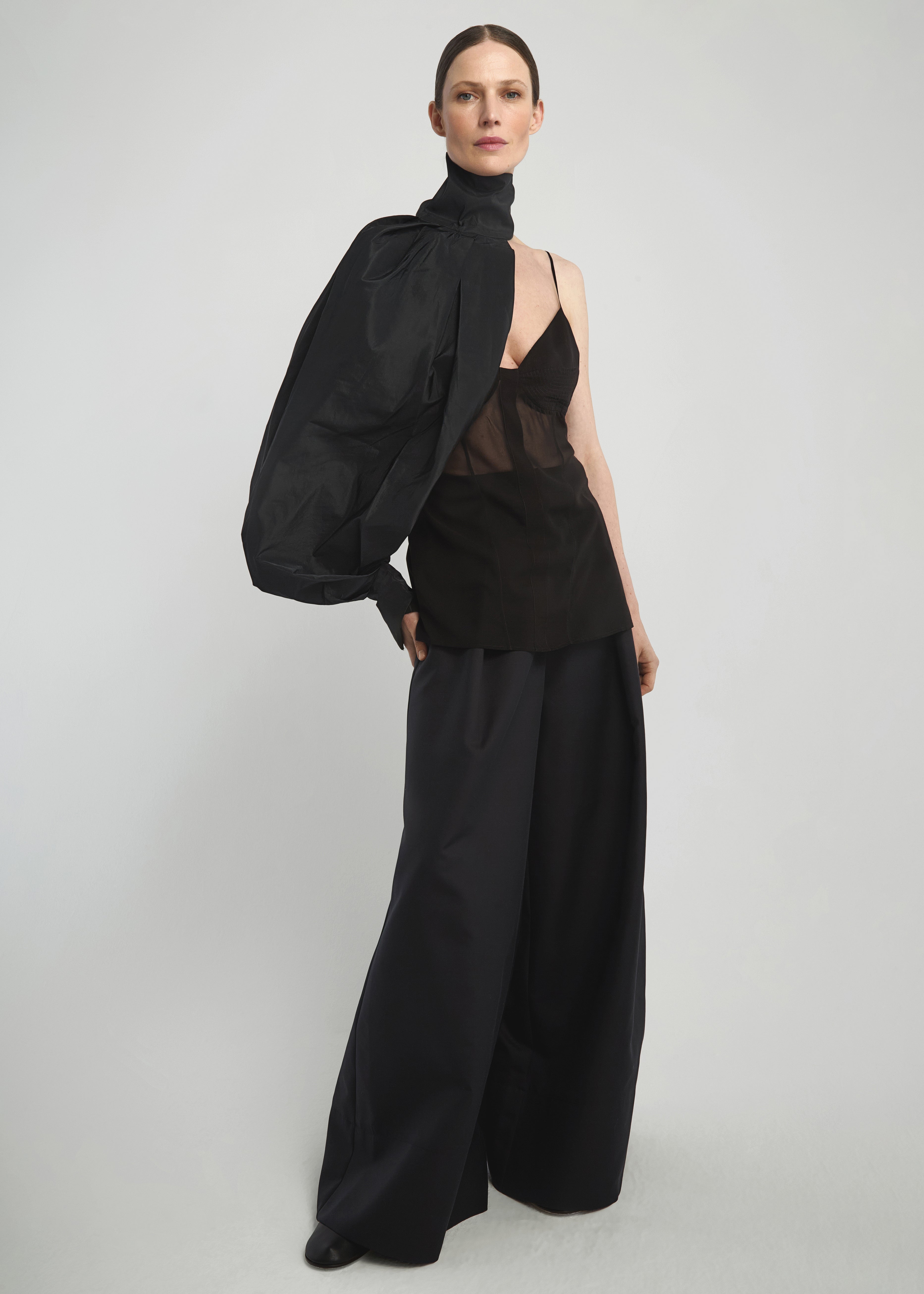 Taffeta Sleeve Black