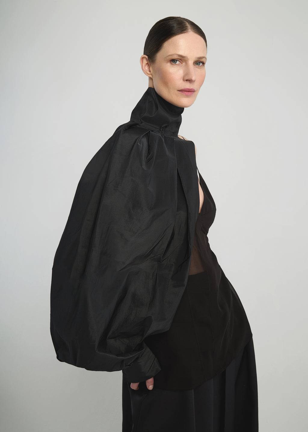 Taffeta Sleeve Black