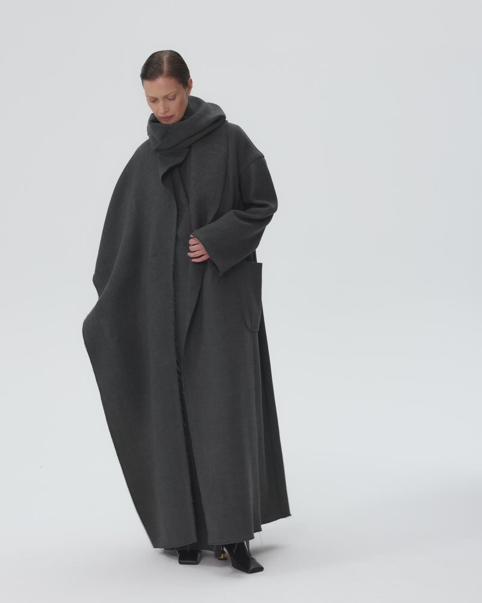 Diana Coat Dark Grey
