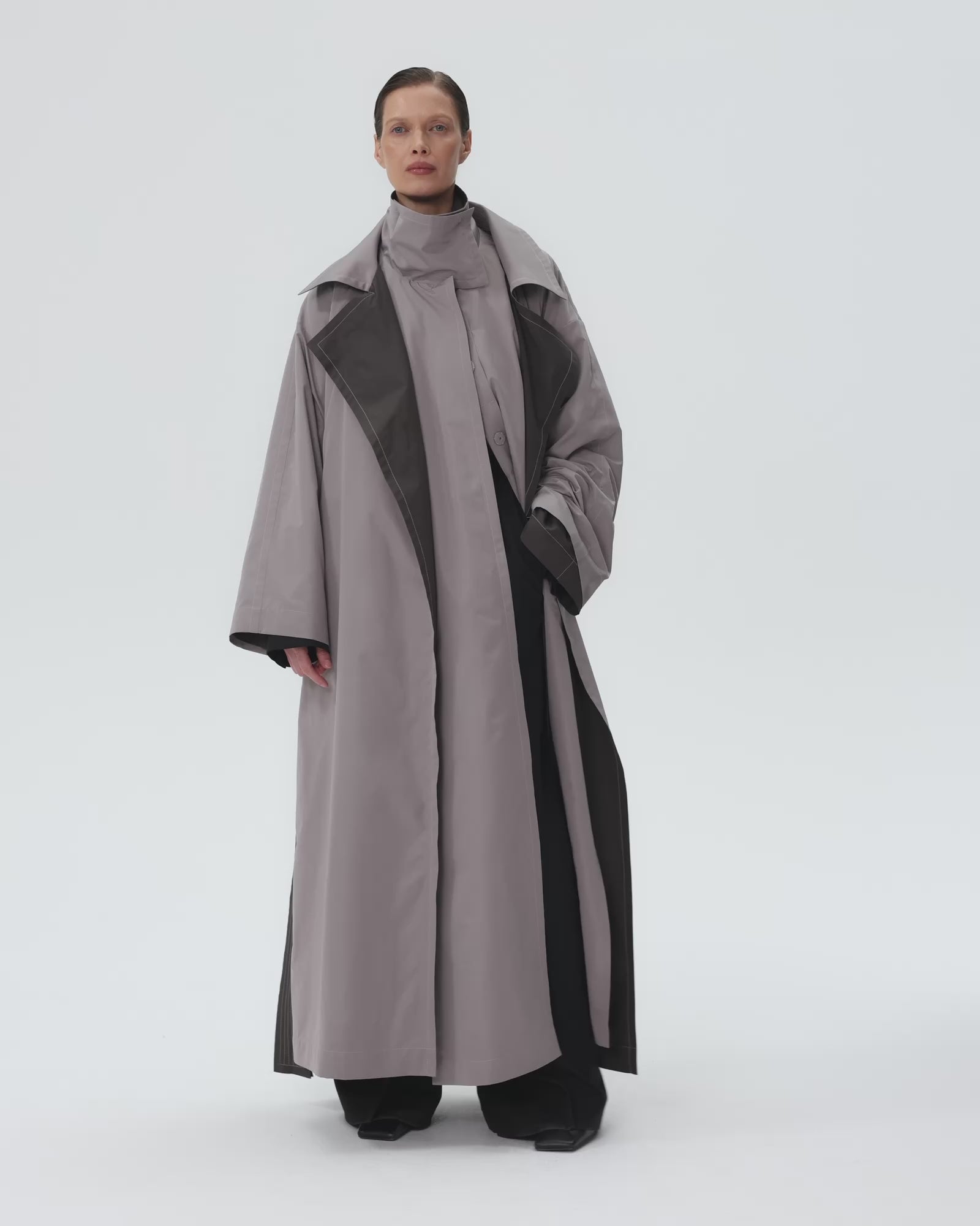 Double Trenchcoat Lilac & Coffee