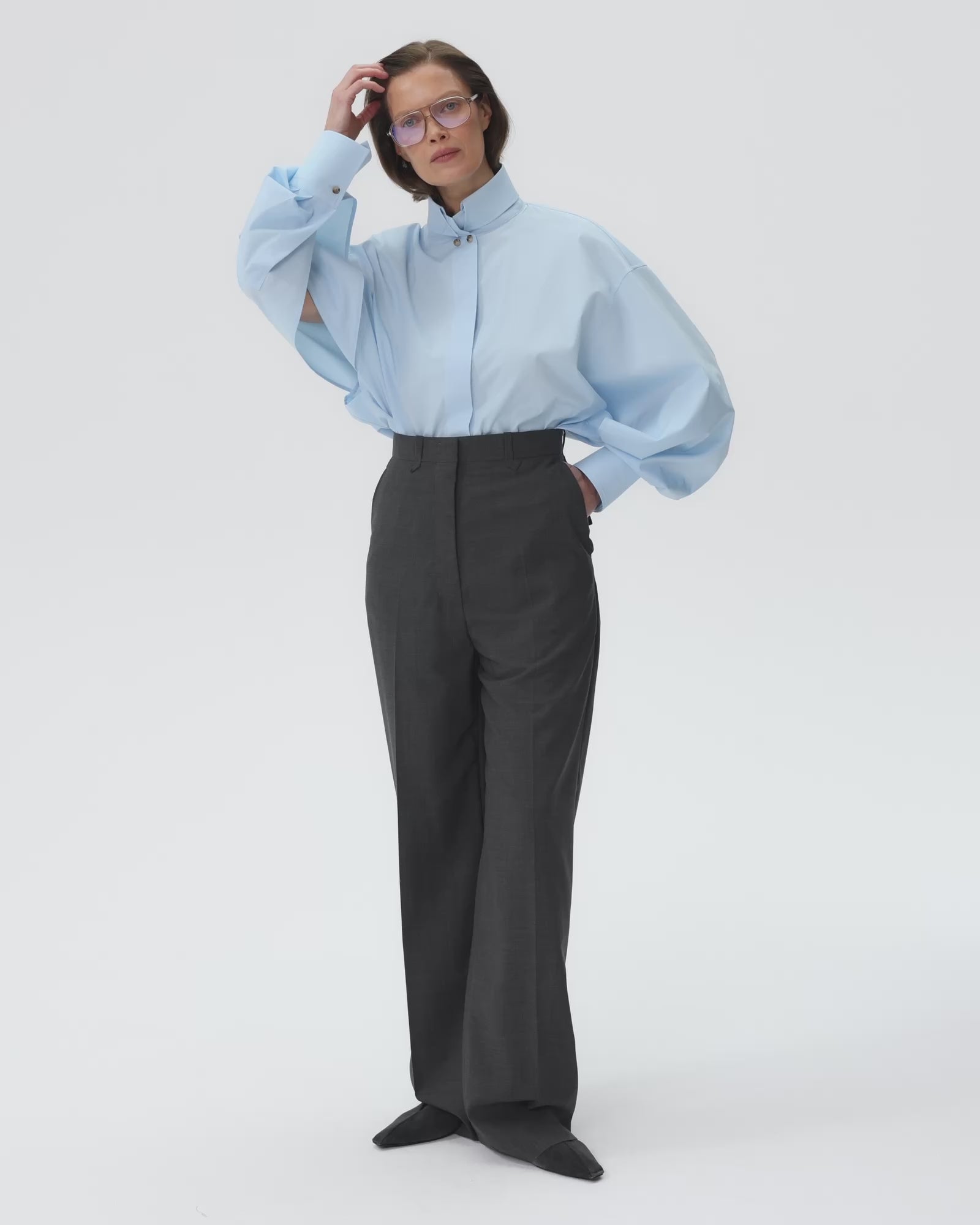 Brera Pants Grey Melange