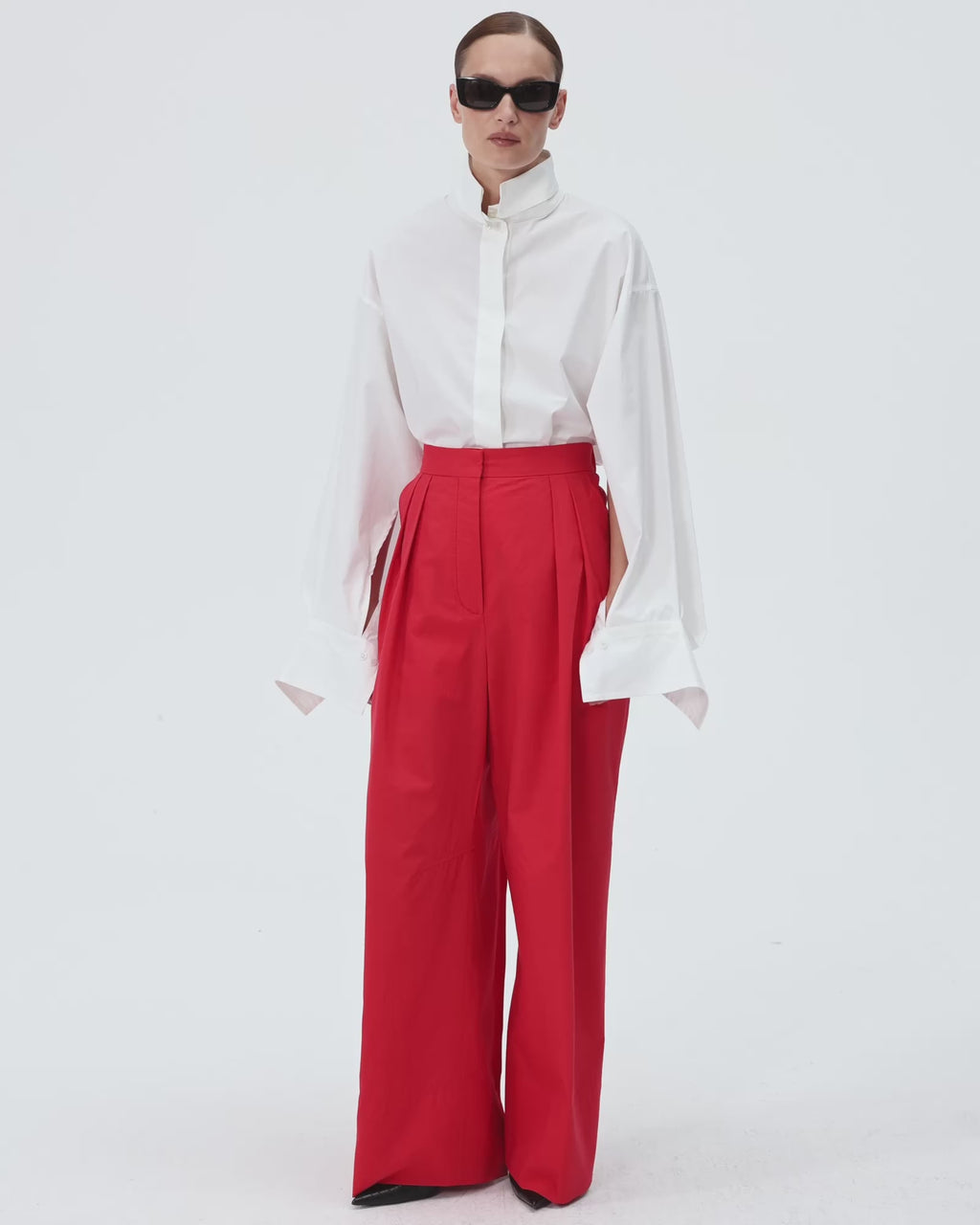 Rena Pants in Lipstick Red