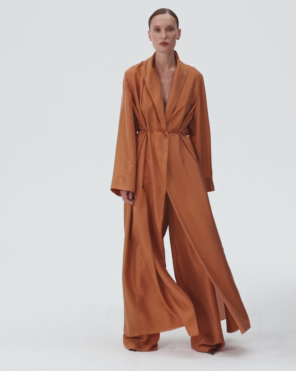 Adele Coat Terracotta
