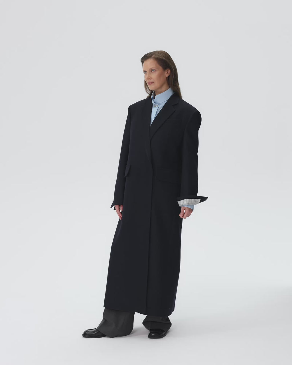 Gentleman Coat Navy Blue