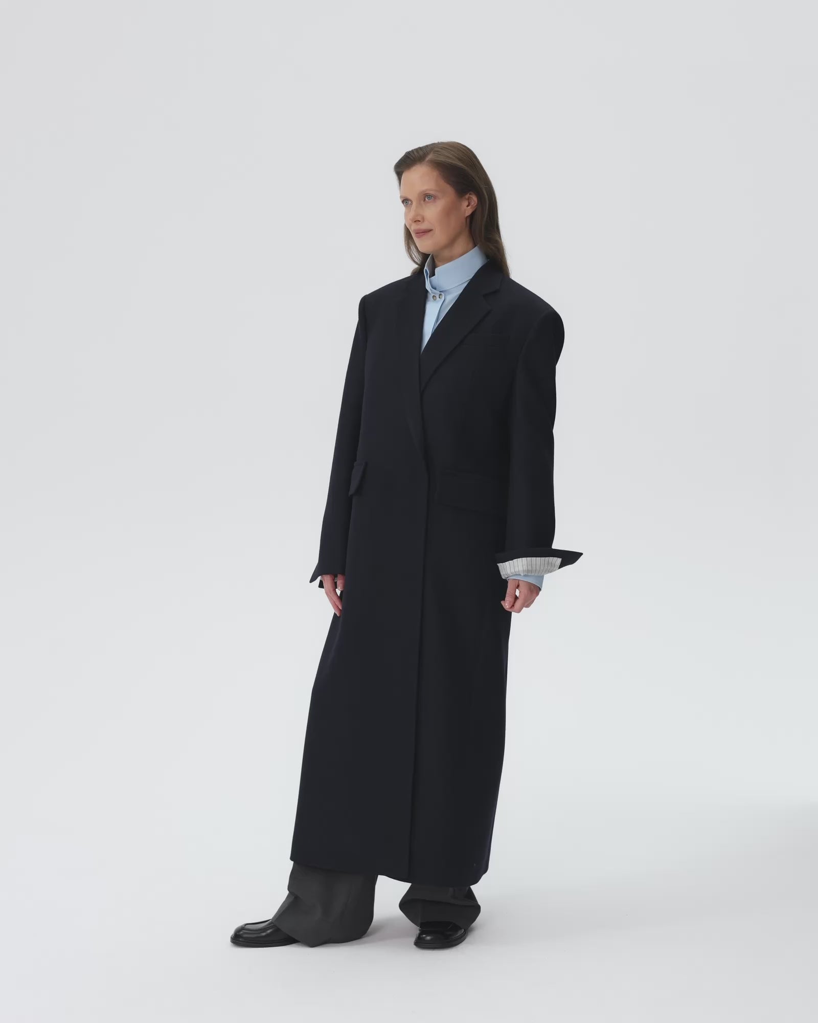 Gentleman Coat Navy Blue